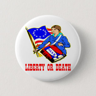 Bóton Redondo 5.08cm Dia 4 De Julho De 1776 Da Liberdade Ou Da Independ