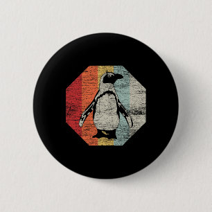 Bóton Redondo 5.08cm Dia da Terra Oferece Pinguim Cute Animal