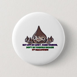 Bóton Redondo 5.08cm Dia das Bruxas