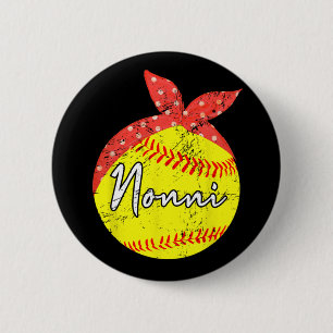 Bóton Redondo 5.08cm Dia de as mães De Bola De Softball Não-Ni