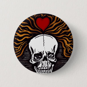Bóton Redondo 5.08cm Día de los Muertos