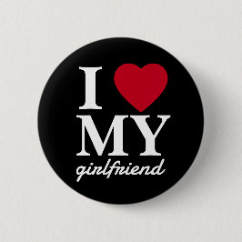 Bóton Redondo 5.08cm Dia de os namorados I Love My Namorada | NAMORADO