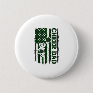 Bóton Redondo 5.08cm Dia dos Pais Bandeira Americana Design Vetorial Vi