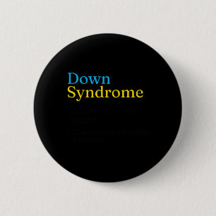 Bóton Redondo 5.08cm Dia Mundial da Síndrome de Down para combater idei