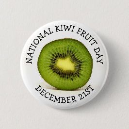 Bóton Redondo 5.08cm Dia Nacional da Fruta Kiwi