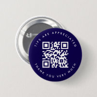 Dica de código QR azul marinho