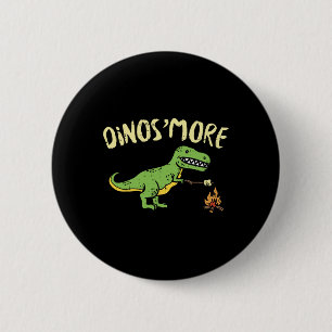 Bóton Redondo 5.08cm Dinosmore Dinosmore Engraçado Acampamento Dinosaur