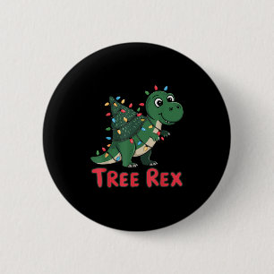Bóton Redondo 5.08cm Dinossauro Árvore Rex Homens de Natal Crianças Beb