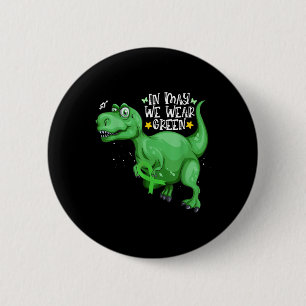 Bóton Redondo 5.08cm Dinossauro T-rex Em Maio Vestimos Saúde Mental Ver
