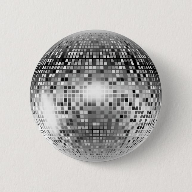 Bóton Redondo 5.08cm Disco Ball (Frente)
