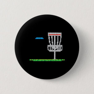 Bóton Redondo 5.08cm Disco de Golfe Pixel Frisbee Golfista Frolf Homens