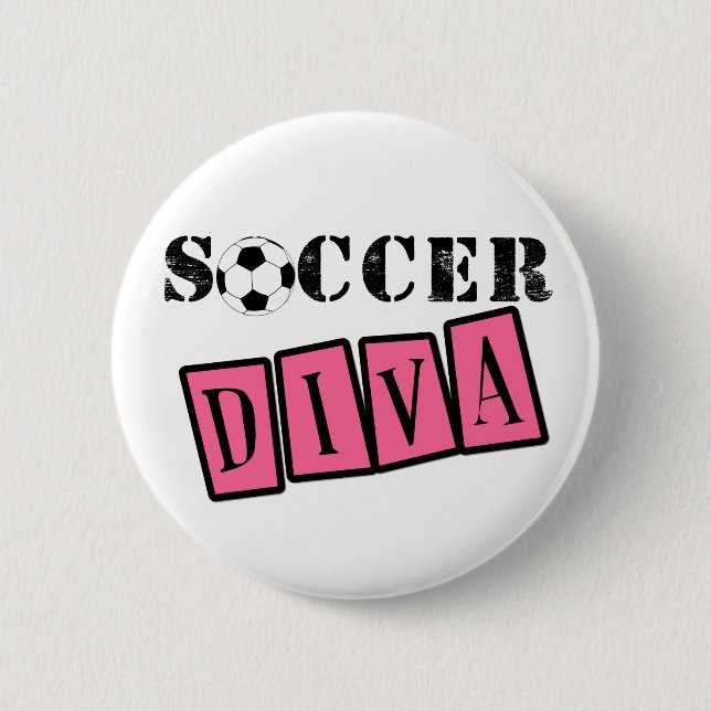 Bóton Redondo 5.08cm Diva do futebol (Frente)