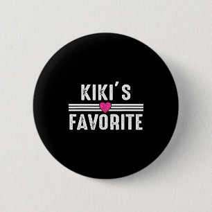 Bóton Redondo 5.08cm Divertido Filho Favorito de Kiki Filha Eu Sou de K