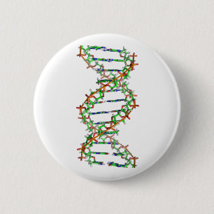 Bóton Redondo 5.08cm DNA - Ciência/Cientista/Biologia