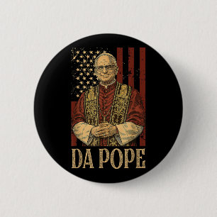 Bóton Redondo 5.08cm Do Papa Leo Xiv Novo Papa Homens Engraçados Humor