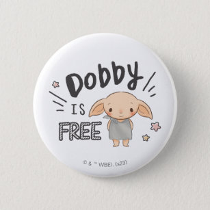 Bóton Redondo 5.08cm Dobby Is Free