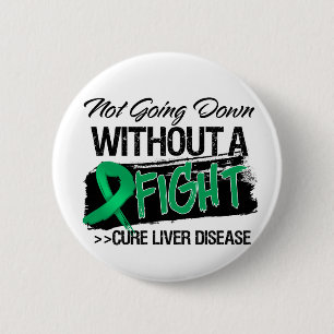 Bóton Redondo 5.08cm Doença hepática que não desce sem luta