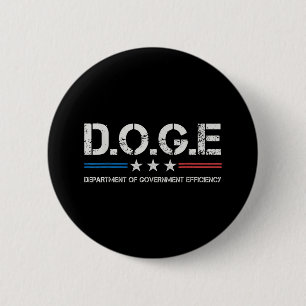 Bóton Redondo 5.08cm Doge D.o.g., Departamento de Eficiência do Governo