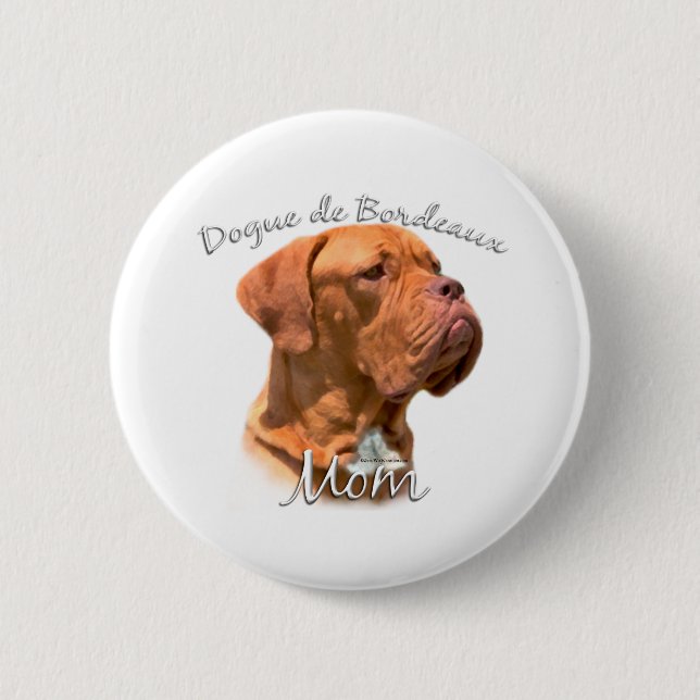 Bóton Redondo 5.08cm Dogue de Bordeaux Mãe 2 (Frente)