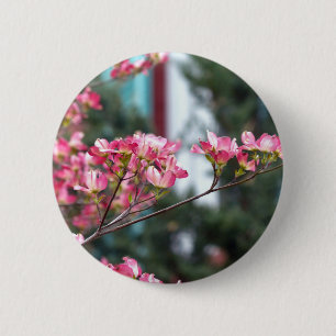 Bóton Redondo 5.08cm Dogwood cor-de-rosa