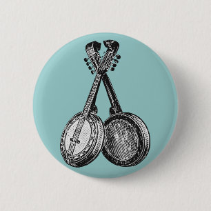 Bóton Redondo 5.08cm Dois banjos