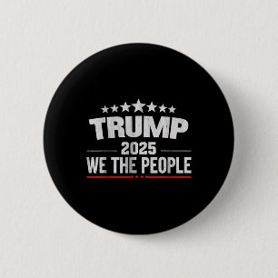 Bóton Redondo 5.08cm Donald Trump 2025 Nós, Pessoas 4 De Julho, Eleiçõe