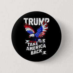 Bóton Redondo 5.08cm Donald Trump América Política Justiça Eleição Re