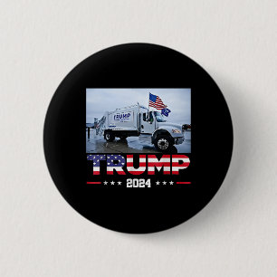 Bóton Redondo 5.08cm Donald Trump Anda de Caminhão Garge - Garge Caminh
