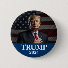 Bóton Redondo 5.08cm Donald Trump Foto - Presidente - já disse Pinba
