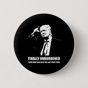 Bóton Redondo 5.08cm Donald Trump Ganhou - Finalmente Descarregado Do L