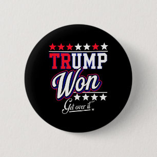 Bóton Redondo 5.08cm Donald Trump Ganhou Supere Isso 2024 Trump Ganhou 