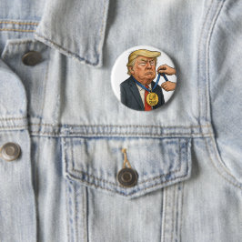 Bóton Redondo 5.08cm Donald Trump recebe prêmio Nobel da Paz