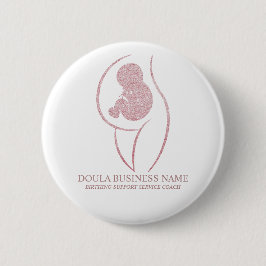 Bóton Redondo 5.08cm Doula Profissional e Enfermeira de Gestação Coach 