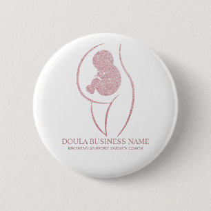 Bóton Redondo 5.08cm Doula Profissional e Enfermeira de Gestação Coach