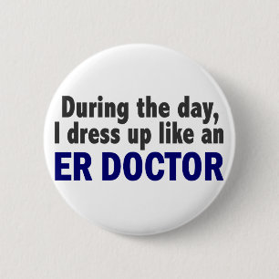Bóton Redondo 5.08cm Doutor do ER durante o dia