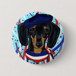 Bóton Redondo 5.08cm Doxie Francês
