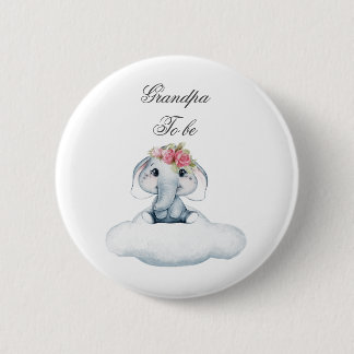 Bóton Redondo 5.08cm Dreamy Days com Rosie, o Elefante. Botao