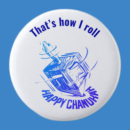 Bóton Redondo 5.08cm Dreidel, é assim que eu toco