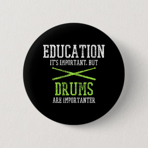 Bóton Redondo 5.08cm Drummer Drummer Conjunto de Tambores Conjunto de T