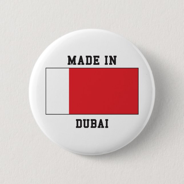 Bóton Redondo 5.08cm Dubai, UAE (Frente)