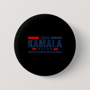 Bóton Redondo 5.08cm Dudes For Kamala Harris 2024 For Presidente Electi