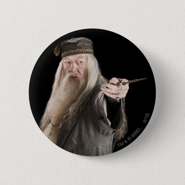 Bóton Redondo 5.08cm Dumbledore (Frente)