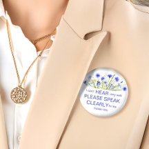 Duro de flor silvestre púrpura surdo crachá do pin