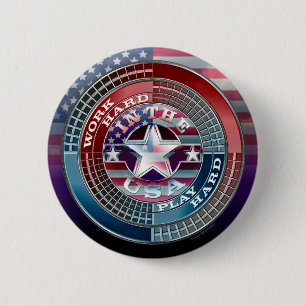 Bóton Redondo 5.08cm Duro de Reprodução de Duros de Trabalho no Botão E