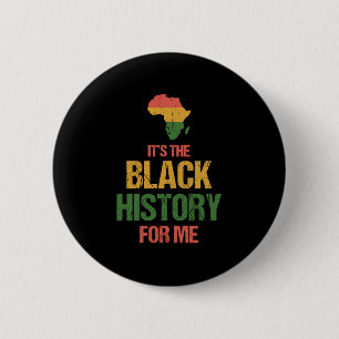 Bóton Redondo 5.08cm É A História Negra Para Mim - História Negra