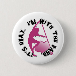 Bóton Redondo 5.08cm É aprovado, mim é com a banda