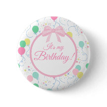 É Meu Aniversário Pin | Pin de Aniversário para Us