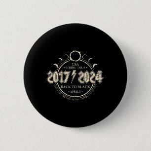 Bóton Redondo 5.08cm Eclipse Solar 20172024 De Volta Para Primavera Nos