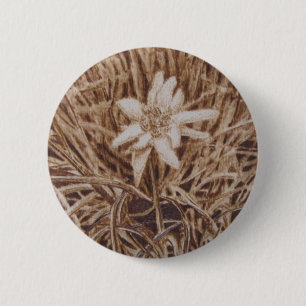 Bóton Redondo 5.08cm Edelweiss - Stella Alpina