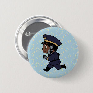 Bóton Redondo 5.08cm Edin em Execução - Botão Segundo Contato